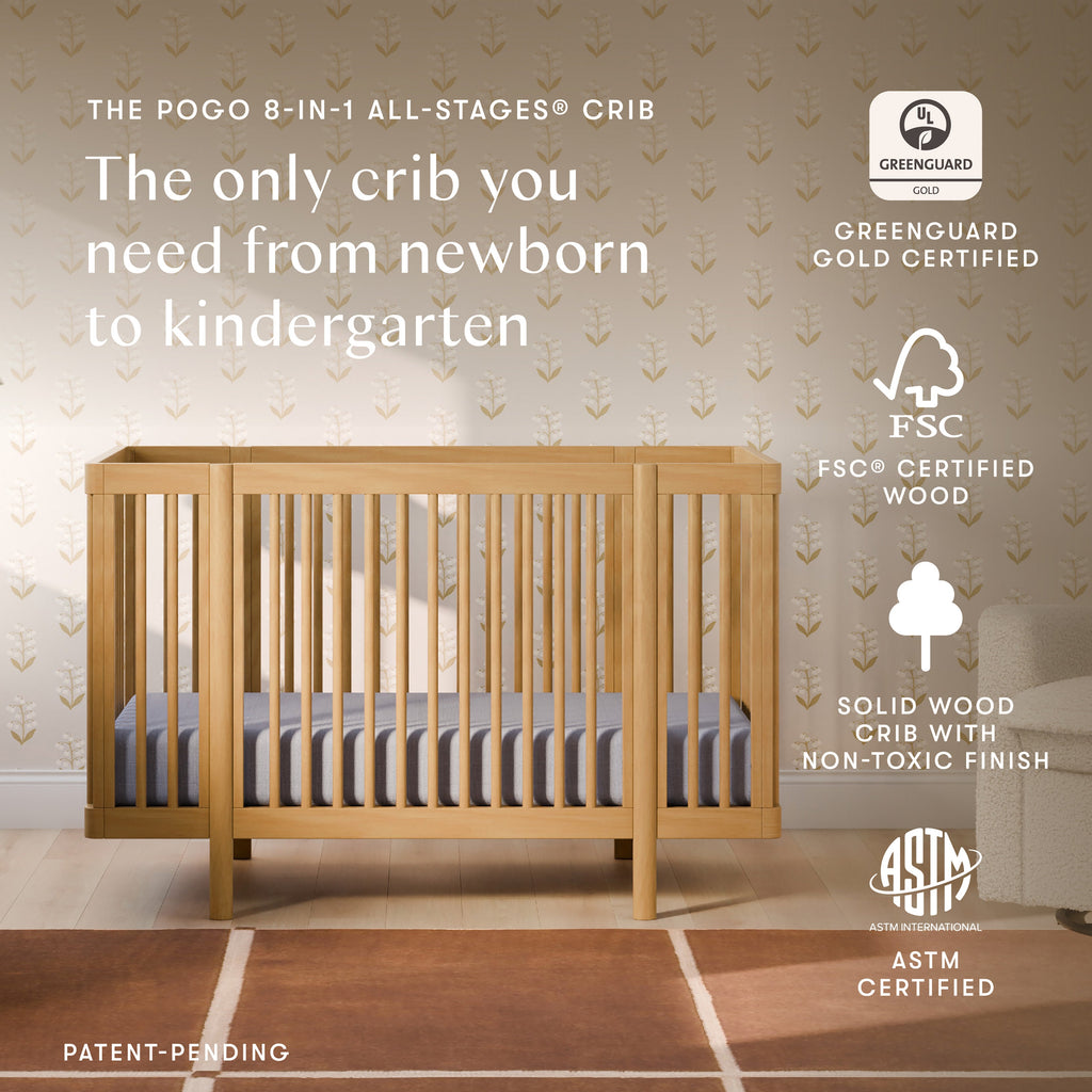 Pogo 8-in-1 Convertible Crib with All-Stages® Conversion Kits