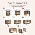 Pogo 8-in-1 Convertible Crib with All-Stages® Conversion Kits