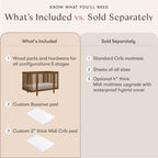 Pogo 8-in-1 Convertible Crib with All-Stages® Conversion Kits