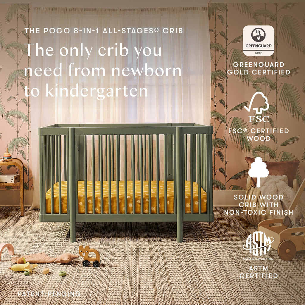 Pogo 8-in-1 Convertible Crib with All-Stages® Conversion Kits