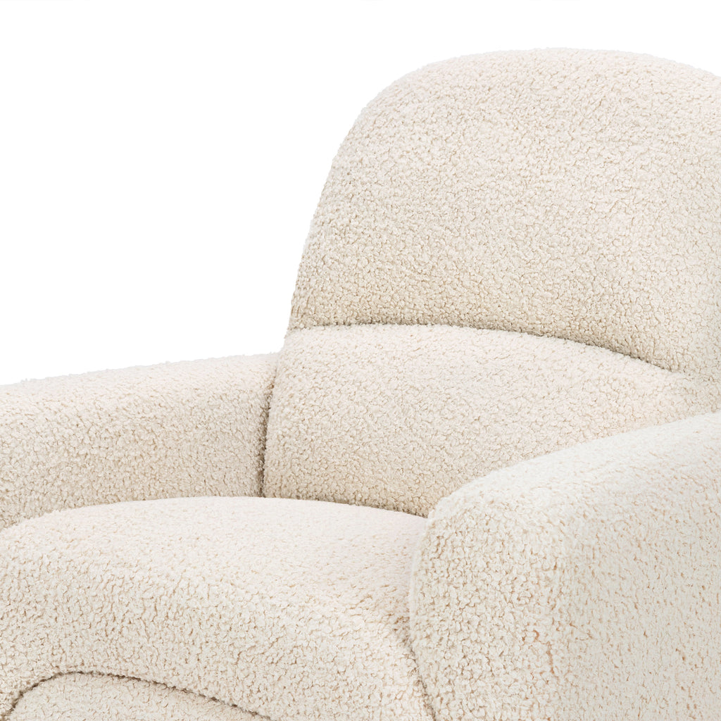 Rainbow Recliner and Swivel Glider in Teddy Loop