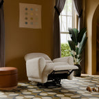 Rainbow Recliner and Swivel Glider in Teddy Loop