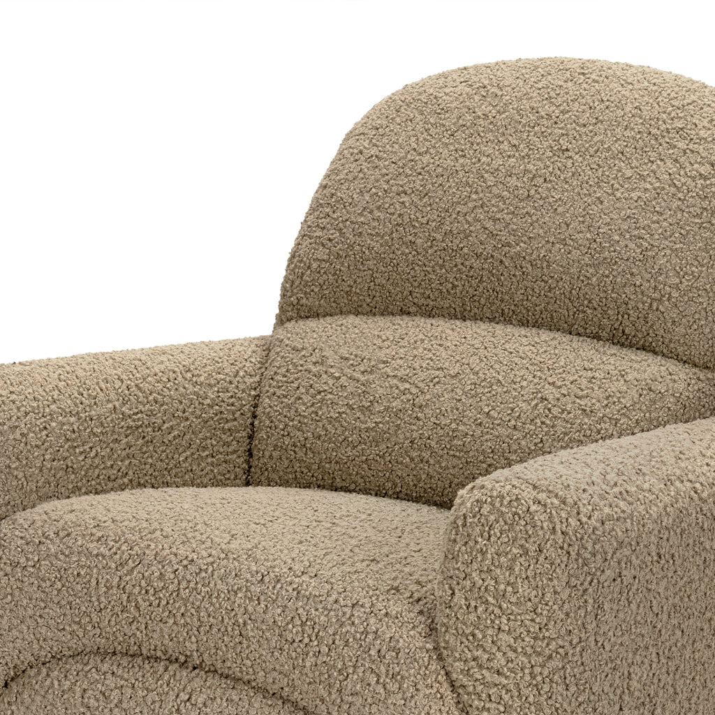 Rainbow Recliner and Swivel Glider in Teddy Loop