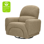 Rainbow Recliner and Swivel Glider in Teddy Loop