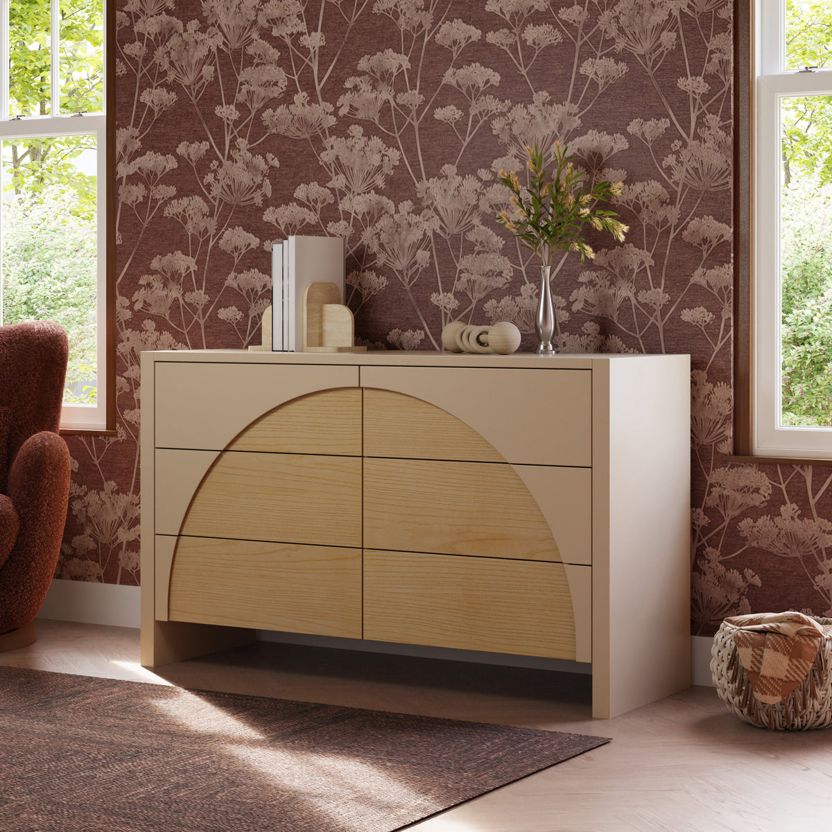 Moab 6-Drawer Wide Assembled Dresser (56")