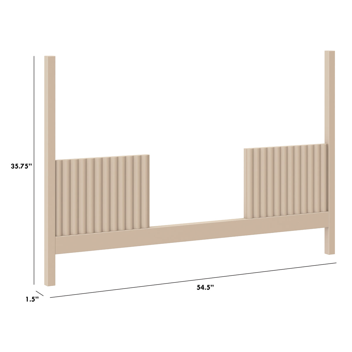 Toddler Bed Conversion Kit for Moab 3-in-1 Convertible Crib