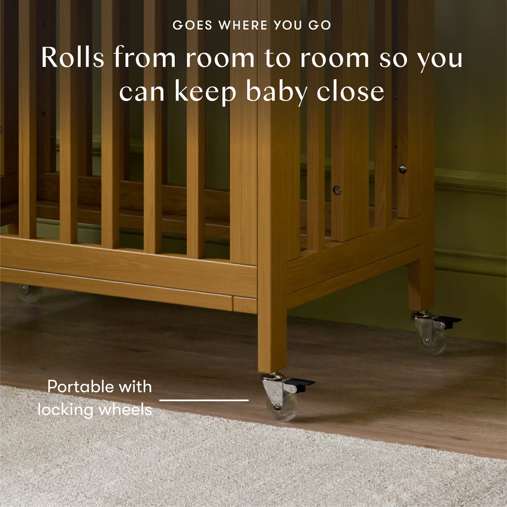 Rolli 9-in-1 Convertible All-Stages® Crib with Bassinet & Toddler Bed Conversion Kits