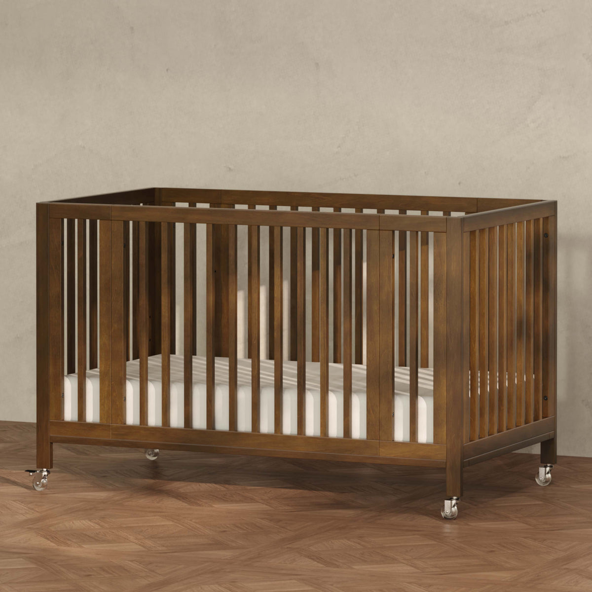 Rolli 9-in-1 Convertible All-Stages® Crib with Bassinet & Toddler Bed Conversion Kits