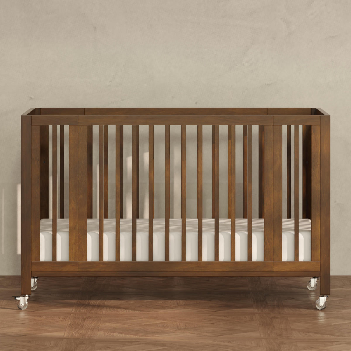 Rolli 9-in-1 Convertible All-Stages® Crib with Bassinet & Toddler Bed Conversion Kits