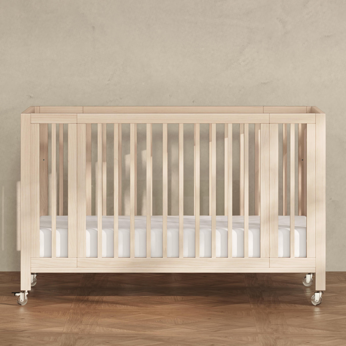 Rolli 9-in-1 Convertible All-Stages® Crib with Bassinet & Toddler Bed Conversion Kits