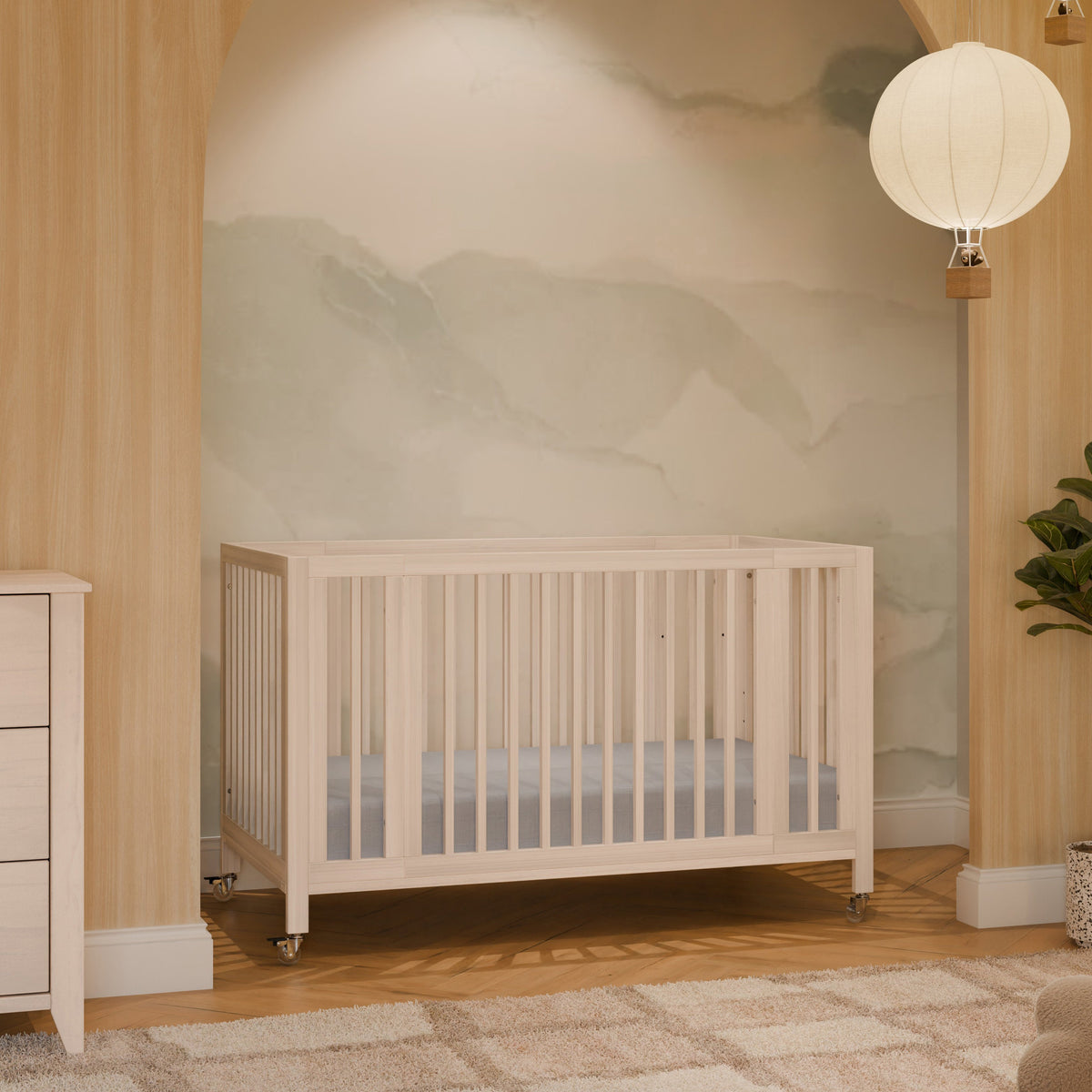 Rolli 9-in-1 Convertible All-Stages® Crib with Bassinet & Toddler Bed Conversion Kits