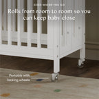 Rolli 9-in-1 Convertible All-Stages® Crib with Bassinet & Toddler Bed Conversion Kits