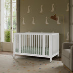 Rolli 9-in-1 Convertible All-Stages® Crib with Bassinet & Toddler Bed Conversion Kits