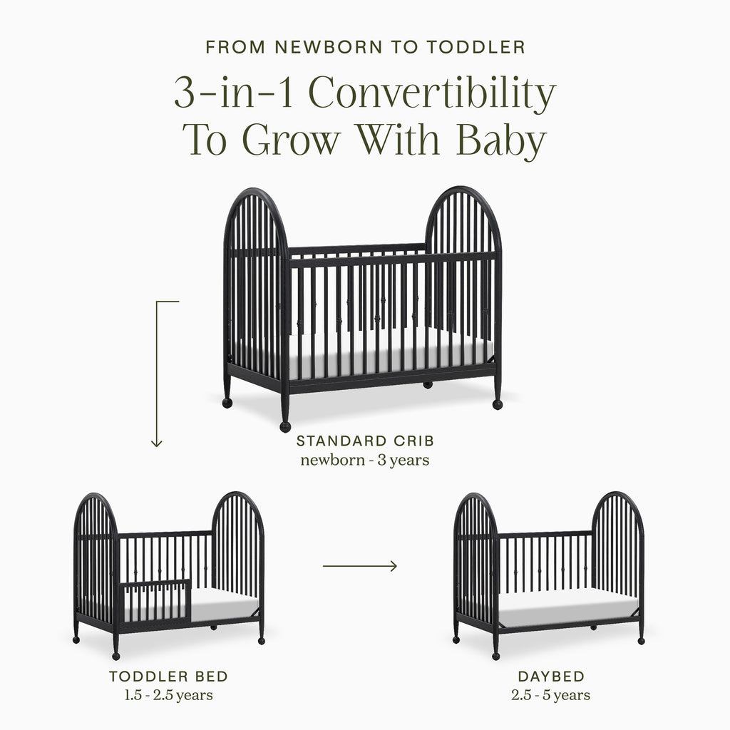 Alouette 3-in-1 Convertible Spindle Crib