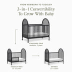 Alouette 3-in-1 Convertible Spindle Crib