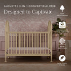 Alouette 3-in-1 Convertible Spindle Crib