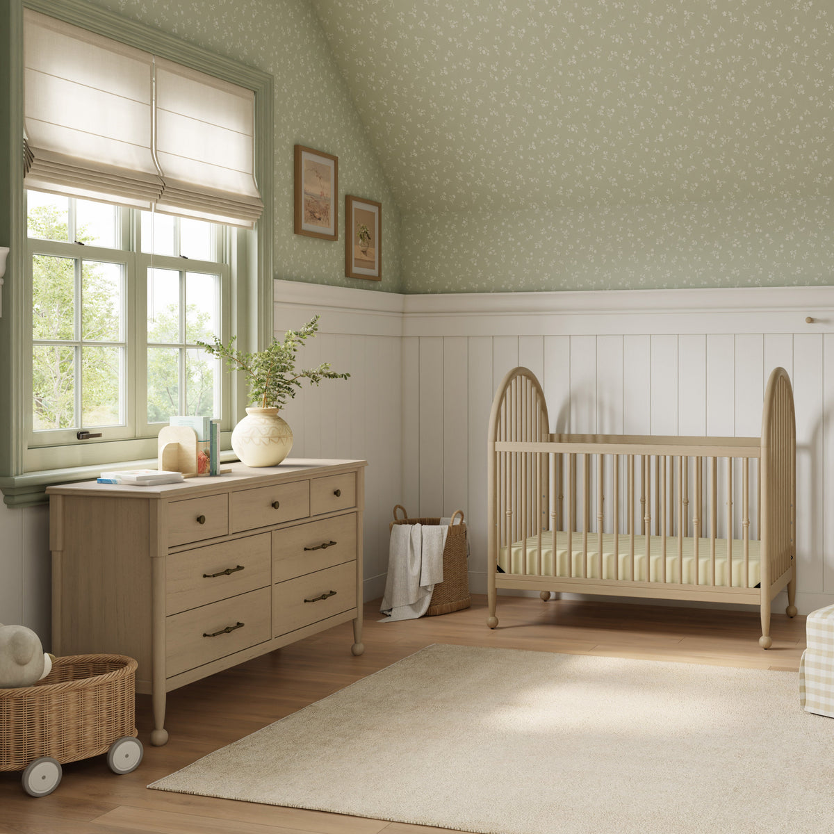 Alouette 3-in-1 Convertible Spindle Crib