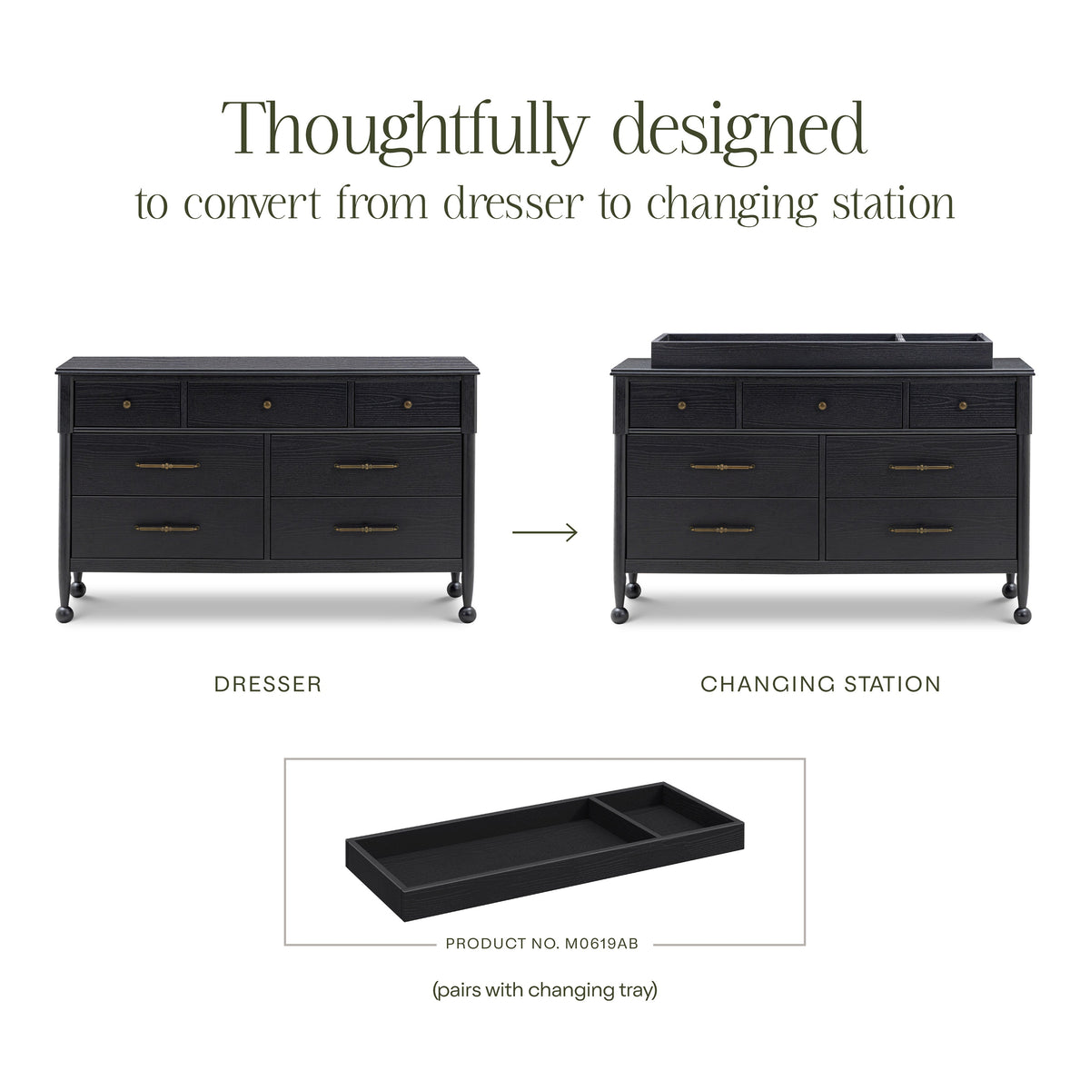 Alouette 7-Drawer Wide Assembled Dresser (56")