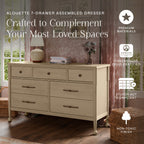 Alouette 7-Drawer Wide Assembled Dresser (56")