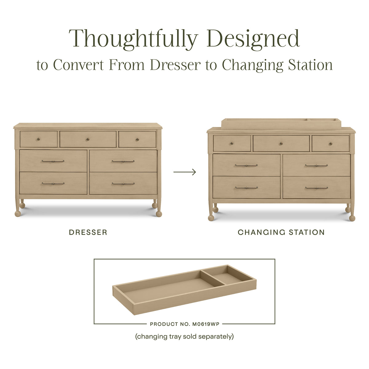 Alouette 7-Drawer Wide Assembled Dresser (56")