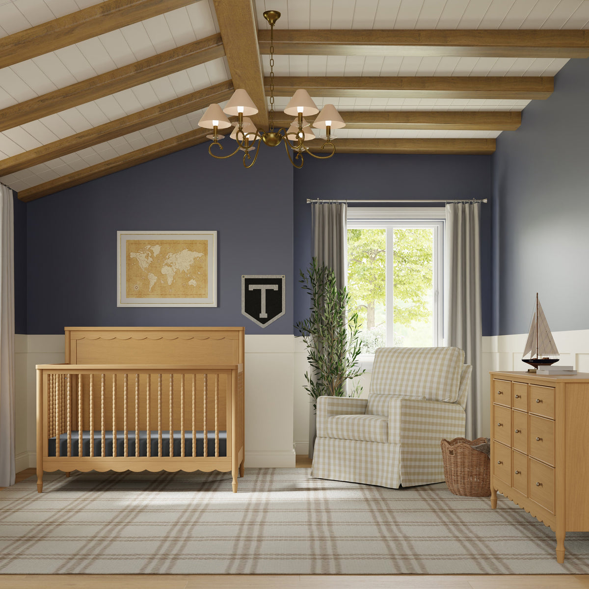 Ambrosia 4-in-1 Convertible Crib