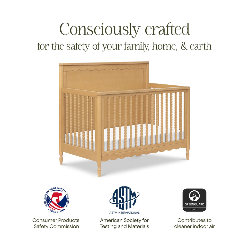 Ambrosia 4-in-1 Convertible Crib