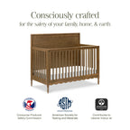 Ambrosia 4-in-1 Convertible Crib