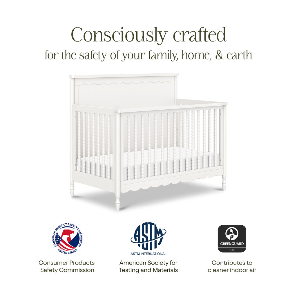 Ambrosia 4-in-1 Convertible Crib