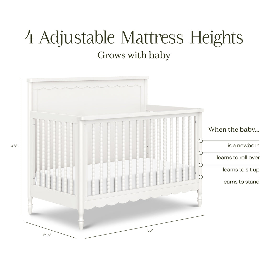 Ambrosia 4-in-1 Convertible Crib