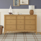 Ambrosia 9-Drawer Wide Assembled Dresser (56")
