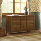 Ambrosia 9-Drawer Wide Assembled Dresser (56")