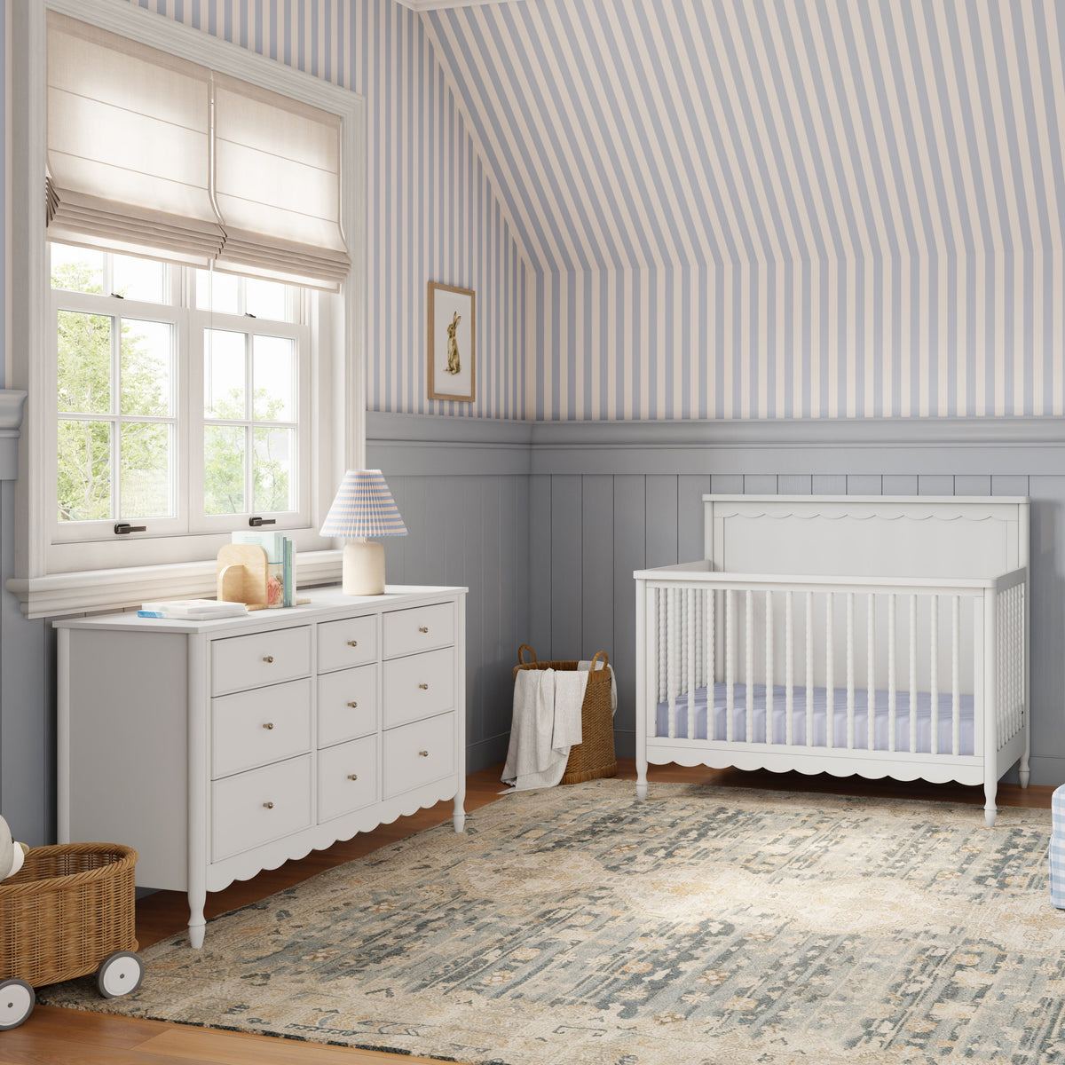 Ambrosia 9-Drawer Wide Assembled Dresser (56")