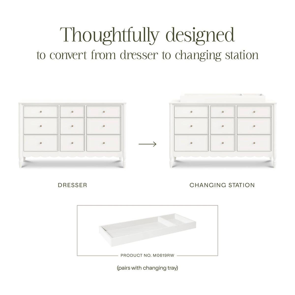 Ambrosia 9-Drawer Wide Assembled Dresser (56")