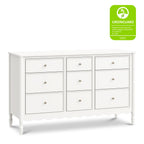 Ambrosia 9-Drawer Wide Assembled Dresser (56")