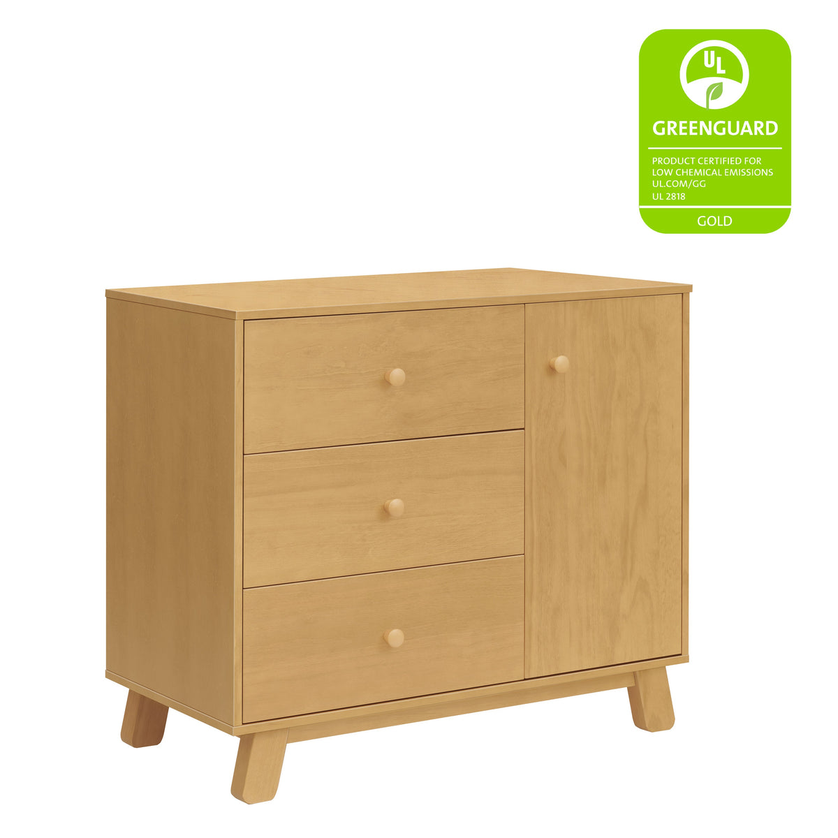 Hudson Modern 3-Drawer Compact Dresser (40")