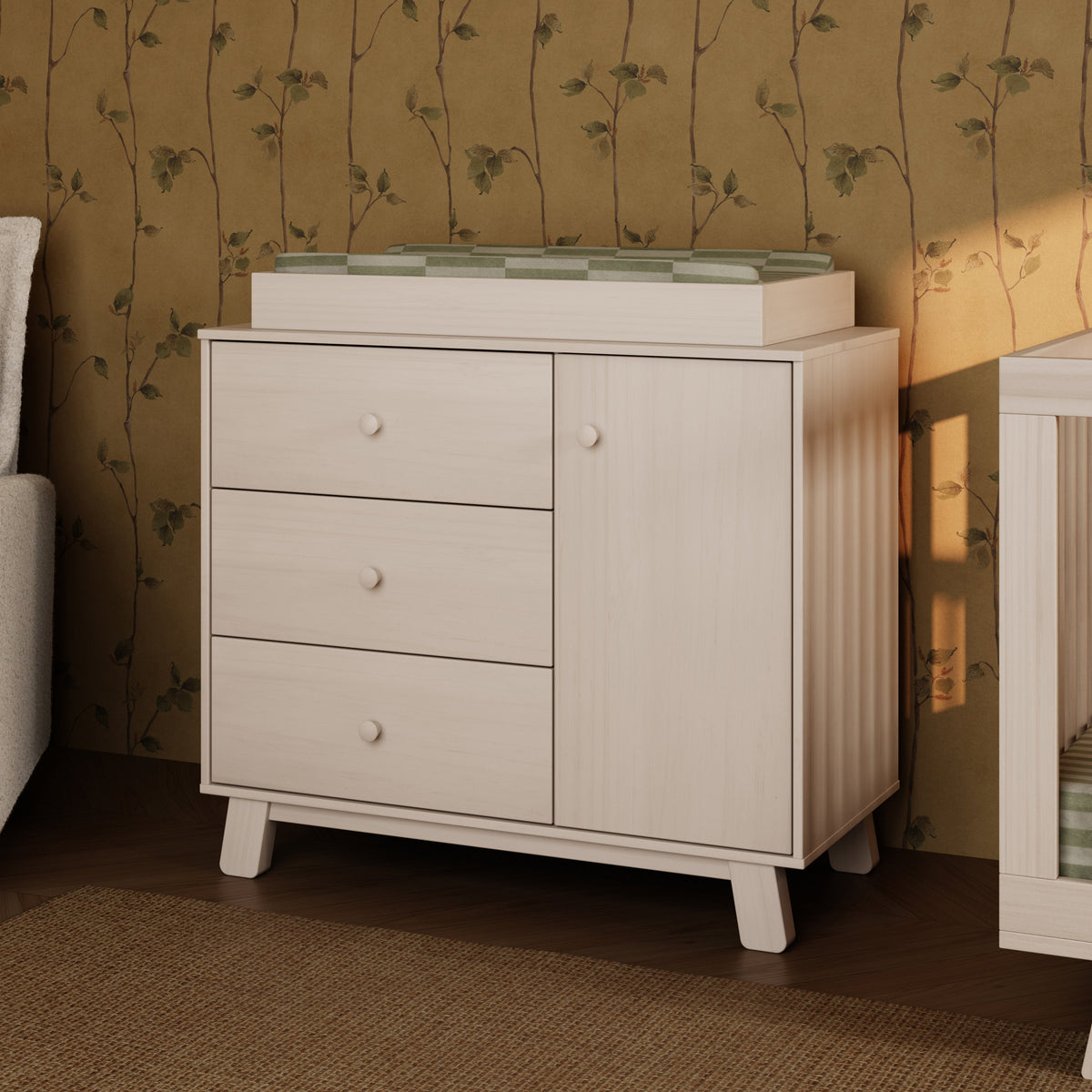 Hudson Modern 3-Drawer Compact Dresser (40")