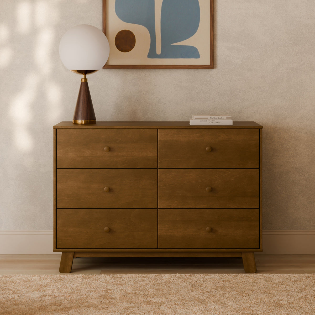 Hudson Modern 6-Drawer Assembled Dresser (48")