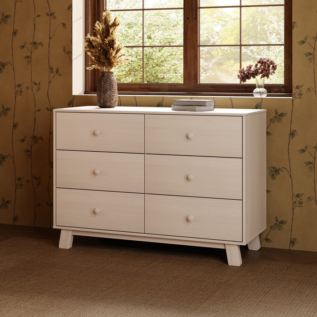 Hudson Modern 6-Drawer Assembled Dresser (48")
