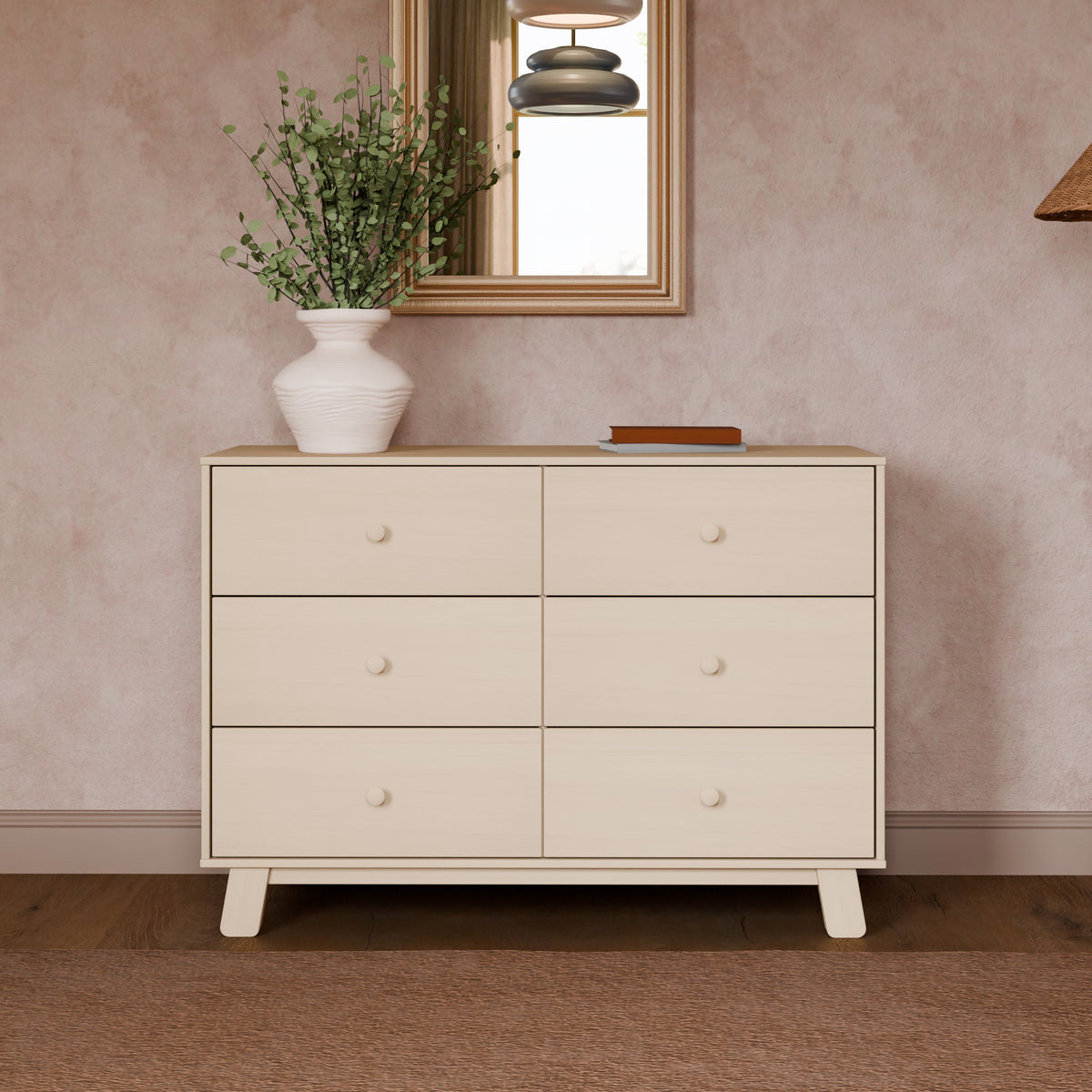 Hudson Modern 6-Drawer Assembled Dresser (48")