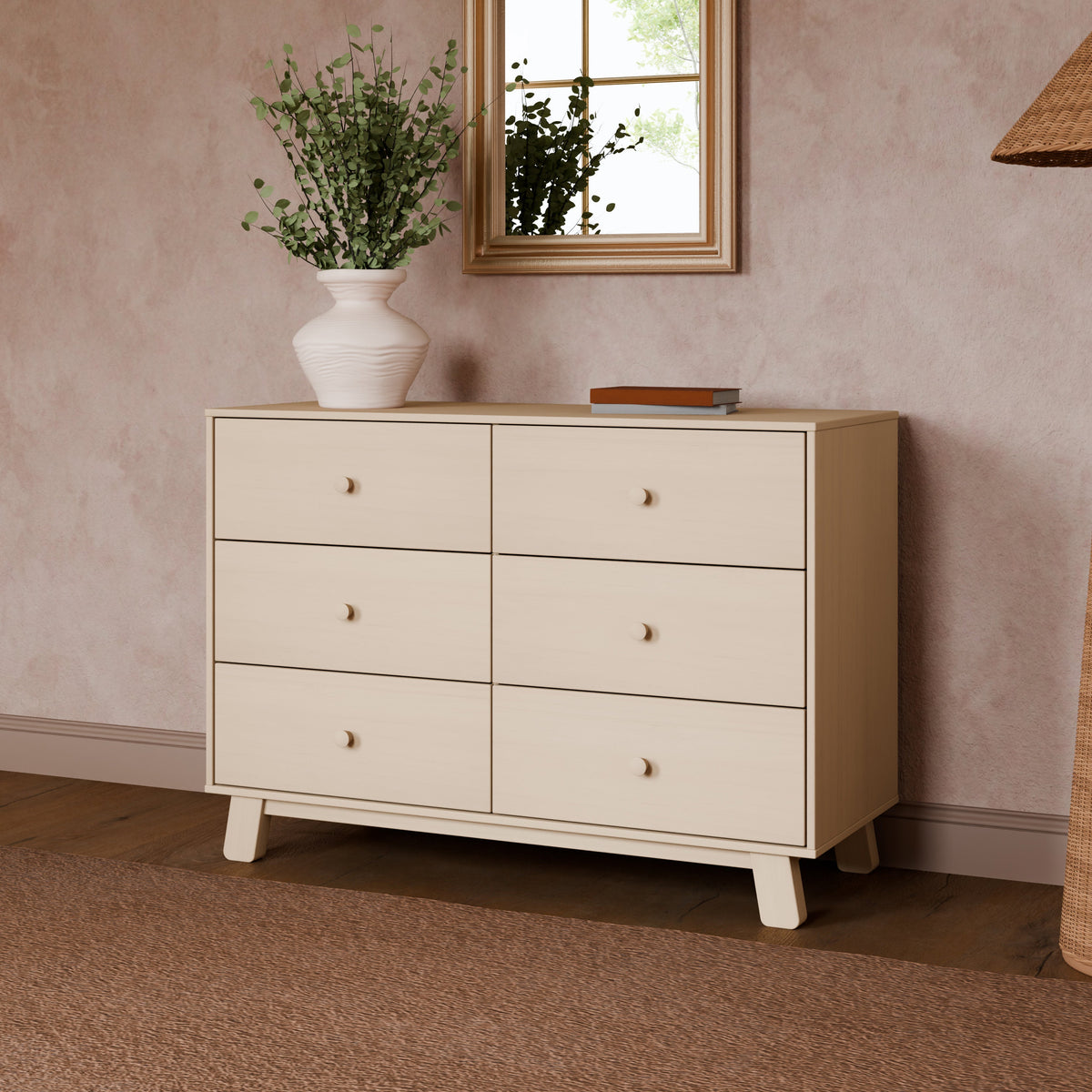 Hudson Modern 6-Drawer Assembled Dresser (48")