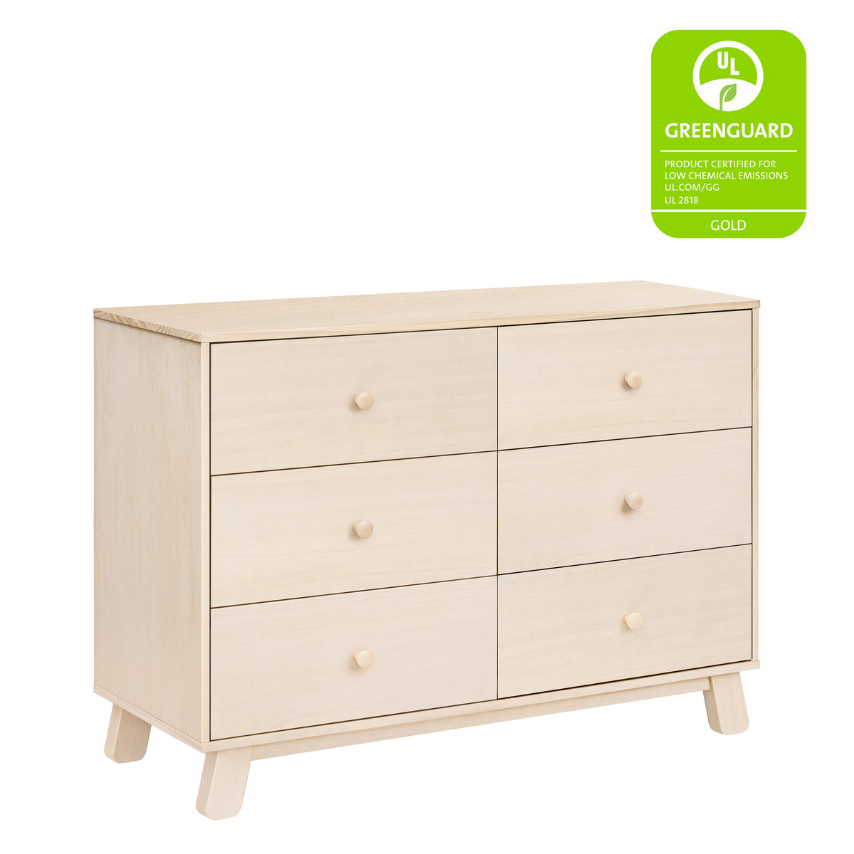 Hudson Modern 6-Drawer Assembled Dresser (48")