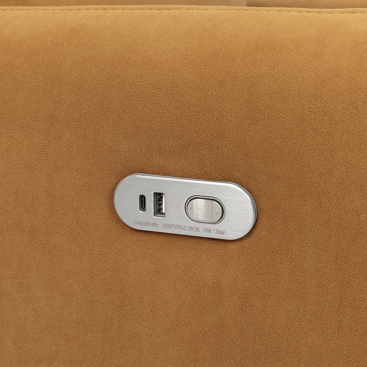 Petal Electronic Recliner and Swivel Glider with USB Port