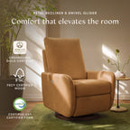 Petal Electronic Recliner and Swivel Glider with USB Port