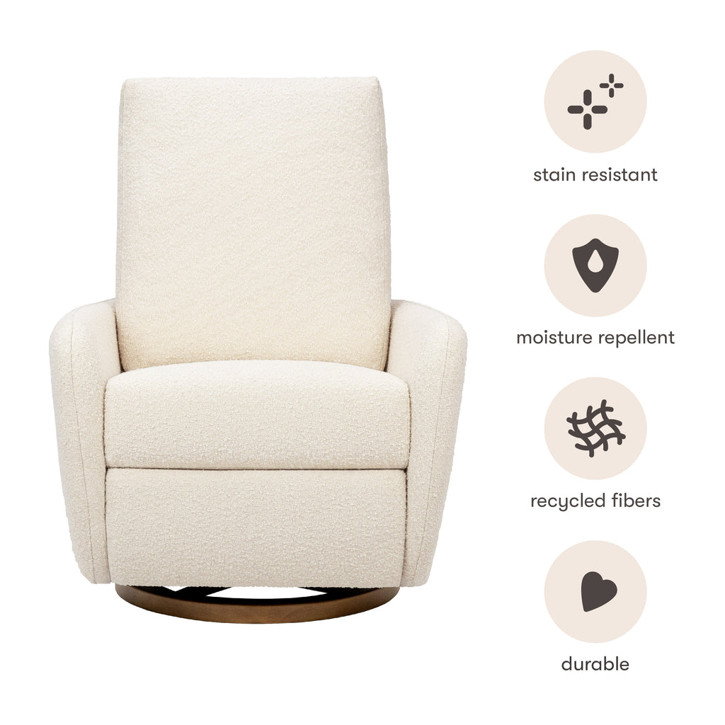 Petal Electronic Recliner and Swivel Glider with USB Port