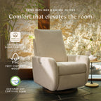 Petal Electronic Recliner and Swivel Glider with USB Port