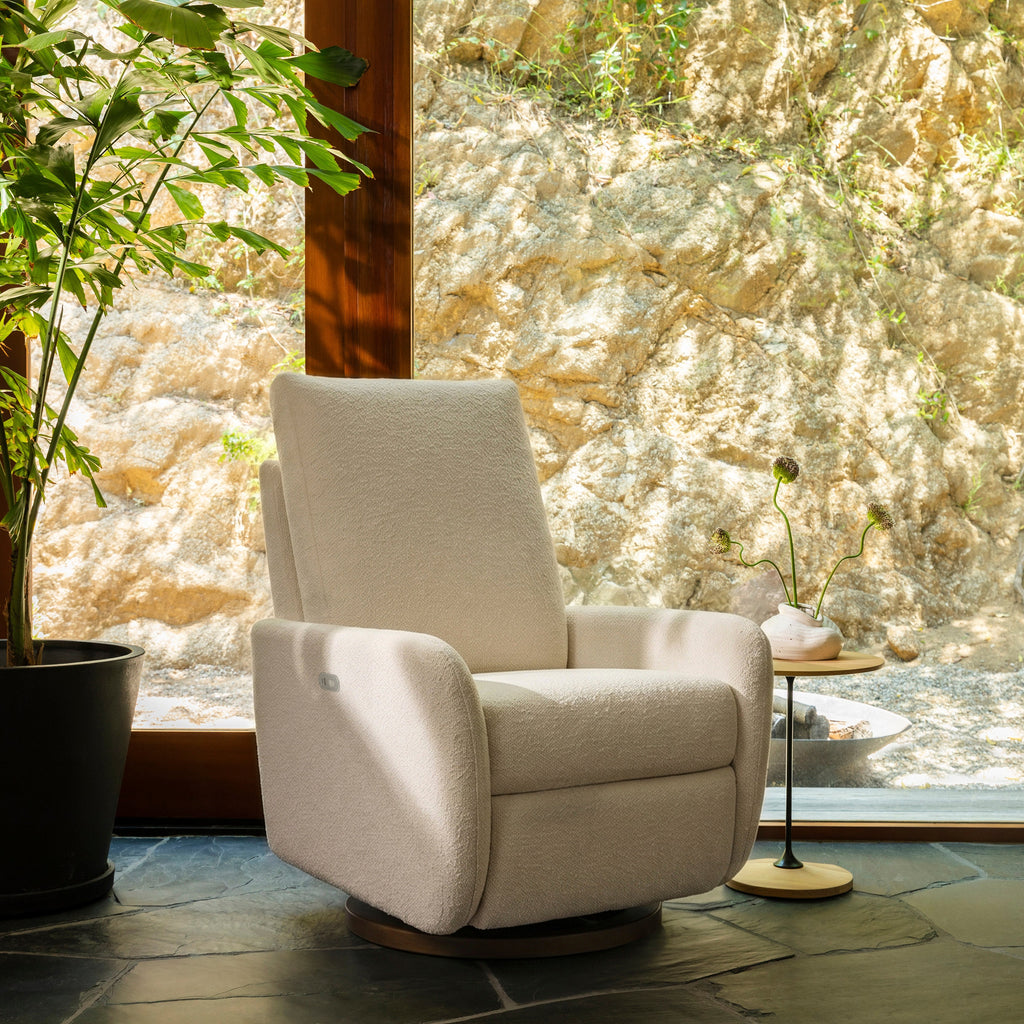 Petal Electronic Recliner and Swivel Glider with USB Port