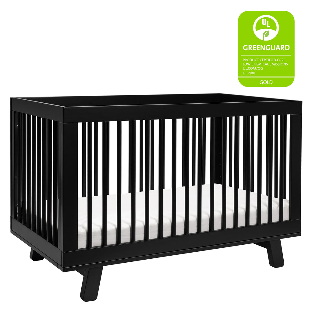 Hudson 3-in-1 Convertible Crib with Toddler Bed Conversion Kit