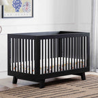 Hudson 3-in-1 Convertible Crib with Toddler Bed Conversion Kit
