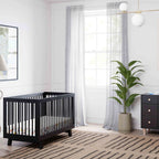 Hudson 3-in-1 Convertible Crib with Toddler Bed Conversion Kit