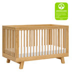 Hudson 3-in-1 Convertible Crib with Toddler Bed Conversion Kit